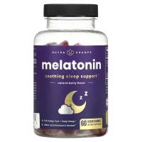 ราคา NutraChamps, Melatonin, Natural Berry, 60 Vegan Gummies (NHP-50066)