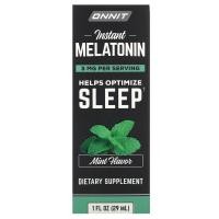 ราคา Onnit, Instant Melatonin, Mint, 3 mg, 1 fl oz (29 ml) (ONT-01455)