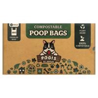ราคา Pogi's Pet Supplies, ถุงเก็บมูลสัตว์แบบย่อยสลายได้ บรรจุ 32 ม้วน ถุงหูหิ้วทั้งหมด 480 ถุง (PGI-84668)