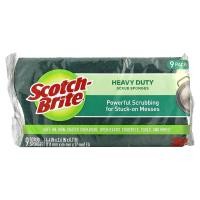 ราคา Scotch-Brite, Heavy Duty Scrub Sponges, 9 Sponges (SBR-93682)