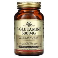 ราคา Solgar, L-Glutamine, 500 mg, 100 Vegetable Capsules (SOL-01321)