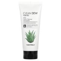 ราคา Tony Moly, Clean Dew, Aloe Foam Cleanser, 180 ml (TMY-53148)