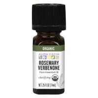 ราคา Aura Cacia, Pure Essential Oil, Rosemary Verbenone, 0.25 fl oz (7.4 ml) (AUR-90867)