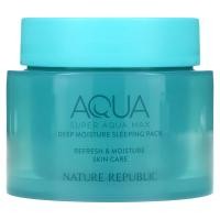 ราคา Nature Republic, Super Aqua Max, Deep Moisture Sleeping Pack, 3.88 fl oz (115 ml) (NRP-46887)