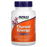 ราคา NOW Foods, Thyroid Energy บรรจุแคปซูลผัก 90 แคปซูล (NOW-03368)