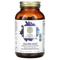 ราคา Pure Synergy, Vita-Min-Herb วิตามินรวมสำหรับผู้หญิง บรรจุ 120 เม็ด (SYN-00431)