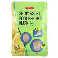 ราคา Purederm, Shiny & Soft Foot Peeling Beauty Mask, Regular, 1 Pair, 17 g (PDM-58797)