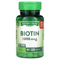 ราคา Nature's Truth, Vitamins, Biotin, 1,000 mcg, 120 Tablets (NTH-10374)