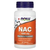 ราคา NOW Foods, NAC, 1,000 mg, 60 Tablets (NOW-00184)