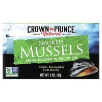 ราคา Crown Prince Natural, Smoked Mussels, In Olive Oil, 3 oz (85 g) (CPN-20868)