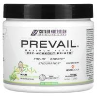 ราคา Cutler Nutrition, Prevail Pre-Workout Primer, Sour Lime Gummy Worm, 9.8 oz (280 g) (CUT-85923)