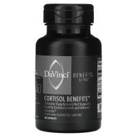 ราคา DaVinci Laboratories of Vermont, Benefits Line, Cortisol Benefits, 60 Capsules (DVI-01347)
