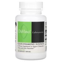 ราคา DaVinci Laboratories of Vermont, Glucosamine Sulfate, 500 mg, 60 Capsules (DVI-23726)