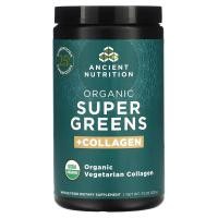 ราคา Dr. Axe / Ancient Nutrition, Organic Super Greens + Collagen, 7.5 oz (213 g) (ATN-02062)