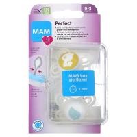 ราคา MAM, Perfect Pacifier, 0-3 Months, 2 Count (AMM-00554)
