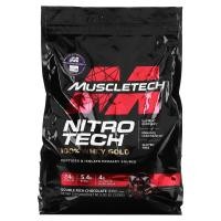 ราคา MuscleTech, Nitro Tech, 100% Whey Gold, Whey Protein Powder, Double Rich Chocolate, 8 lbs (3.63 kg) (MSC-71181)