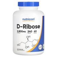 ราคา Nutricost, D-Ribose, 700 mg , 240 Capsules (NCS-67001)