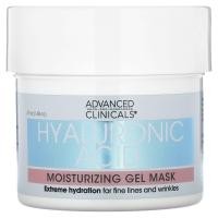 ราคา Advanced Clinicals, Hyaluronic Acid, Moisturizing Gel Beauty Mask, 5 fl oz (148 ml) (ADC-00971)