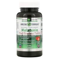 ราคา Amazing Nutrition, Melatonin, Strawberry, 10 mg, 120 Tablets (AMN-02475)