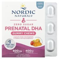 ราคา Nordic Naturals, Zero Sugar Prenatal DHA, Strawberry Orange, 27 Gummy Chews (NOR-01755)