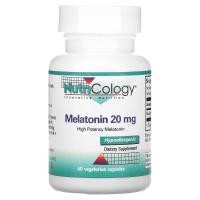 ราคา Nutricology, Melatonin, 20 mg, 60 Vegetarian Capsules (ARG-51580)
