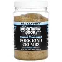ราคา Pork King Good, Pork Rind Crumbs, Ranch Seasoned , 12 oz (340 g) (POK-53857)