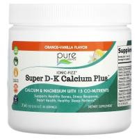 ราคา Pure Essence, Ionic-Fizz, Super D-K Calcium Plus, Orange-Vanilla, 7.41 oz (210 g) (PUR-04106)