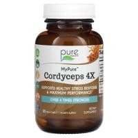 ราคา Pure Essence, MyPure, Cordyceps 4X, 30 Vegi-Caps (PUR-92101)