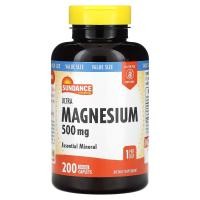 ราคา Sundance Vitamins, Ultra Magnesium, 500 mg, 200 Coated Caplets (SDE-10328)