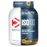 ราคา Dymatize, ISO100 Hydrolyzed, 100% Whey Protein Isolate, Gourmet Chocolate, 3 lb (1.4 kg) (DYZ-35313)