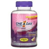 ราคา One-A-Day, กัมมี่ผสมกรดโฟลิกและ DHA สำหรับสตรี สูตรพรีเนทัล ผลิตภัณฑ์เสริมอาหารชนิดวิตามิน/แร่ธาตุรวม บรรจุกัมมี่ 120 ชิ้น (OAD-56871)