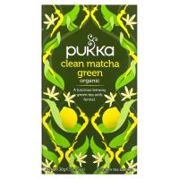 ราคา Pukka Herbs, Organic Green Tea, Clean Matcha Green, 20 Sachets, 1.05 oz (30 g) (PKH-02051)
