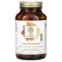 ราคา Pure Synergy, ไวตา-มิน-ไวทัลลิตี้สำหรับผู้ชาย บรรจุ 60 เม็ด (SYN-00491)
