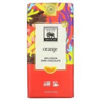 ราคา Endangered Species Chocolate, Dark Chocolate Bar, Orange, 60% Cocoa, 3 oz (85 g) (SPC-00063)