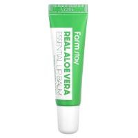ราคา Farmstay, Real Aloe Vera Essential Lip Balm, Extremely Moisturizing Lip Essence, 0.35 oz (10 g) (FSY-14426)