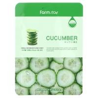 ราคา Farmstay, Visible Difference Beauty Mask Sheet, Cucumber , 1 Sheet Mask, 0.78 fl oz (23 ml) (FSY-65200)