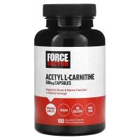 ราคา Force Factor, Acetyl L-Carnitine, 500 mg, 100 Vegetable Capsules (FOA-66020)