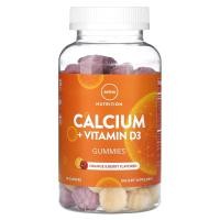 ราคา MRM Nutrition, Calcium + Vitamin D3 Gummies, Orange & Berry, 60 Gummies (MRM-13010)