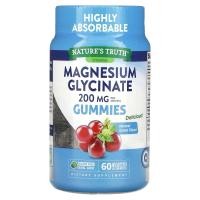 ราคา Nature's Truth, Magnesium Glycinate Gummies, Natural Grape, 100 mg, 60 Vegan Gummies (NTH-12267)