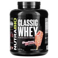 ราคา NutraBio, Classic Whey Protein, Strawberry Shortcake, 5 lb (2,268 g) (NRB-21111)