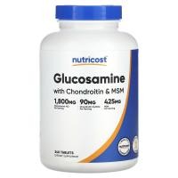 ราคา Nutricost, Glucosamine with Chondroitin & MSM, 240 Tablets (NCS-67268)