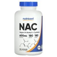 ราคา Nutricost, NAC, 600 mg, 180 Capsules (NCS-93255)