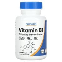 ราคา Nutricost, Vitamin B1, 100 mg, 120 Capsules (NCS-00885)