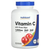 ราคา Nutricost, Vitamin C With Rose Hips, 240 Capsules (NCS-93513)