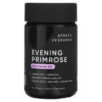 ราคา Sports Research, Evening Primrose, Cold-Pressed Oil, 1,300 mg, 30 Softgels (SRE-01145)
