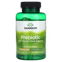 ราคา Swanson, Prebiotic for Friendly Flora Support, 375 mg, 120 Veggie Capsules (SWV-19039)