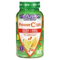 ราคา VitaFusion, Gummy Vitamins, Power C, Extra Strength, Tropical Citrus, 125 mg, 92 Gummies (VFU-26009)