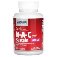 ราคา Jarrow Formulas, N-A-C Sustain® ขนาด 600 มก. บรรจุ 60 เม็ด (JRW-07707)
