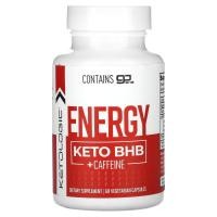 ราคา KetoLogic, Energy Keto BHB + Caffeine, 60 Vegetarian Capsules (KTL-70613)