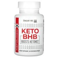 ราคา KetoLogic, Keto BHB, 60 Vegetarian Capsules (KTL-70609)